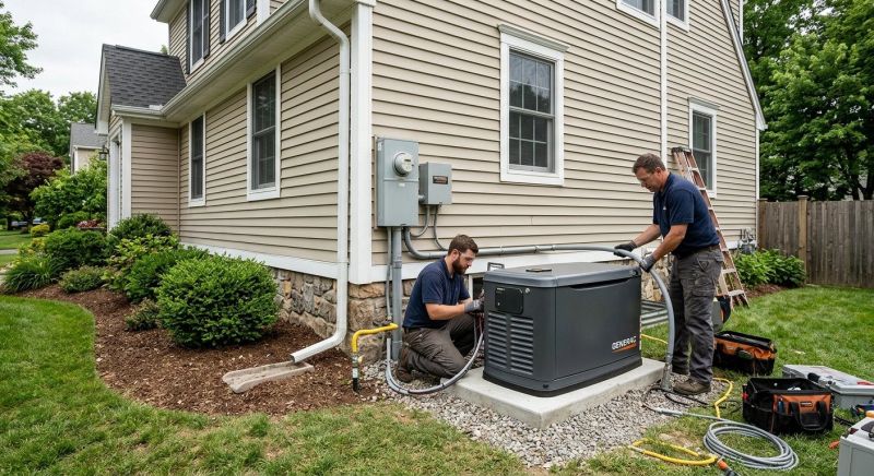 Gas Generator Installation in Alpharetta, GA